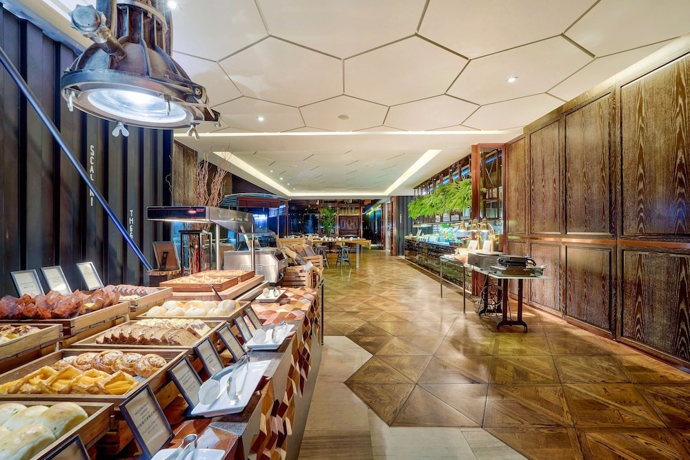 뷔페 아침 식사