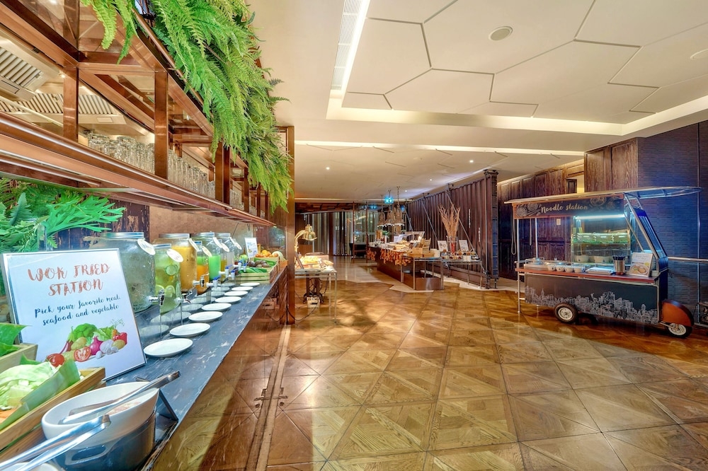 뷔페 아침 식사