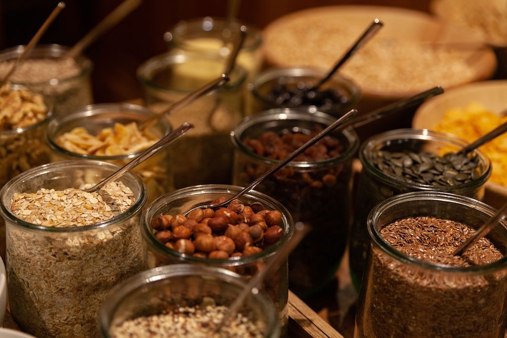 뷔페 아침 식사