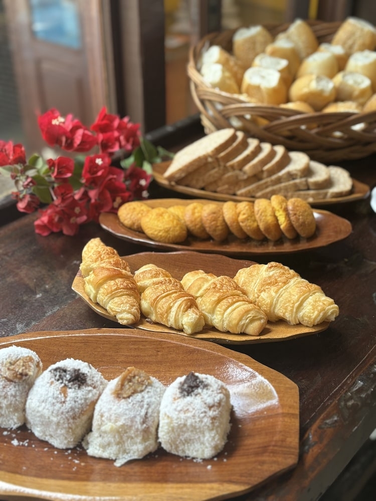 뷔페 아침 식사