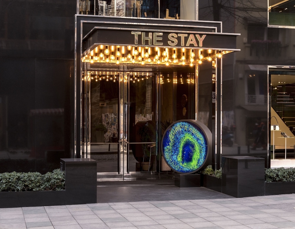 숙박 시설 입구