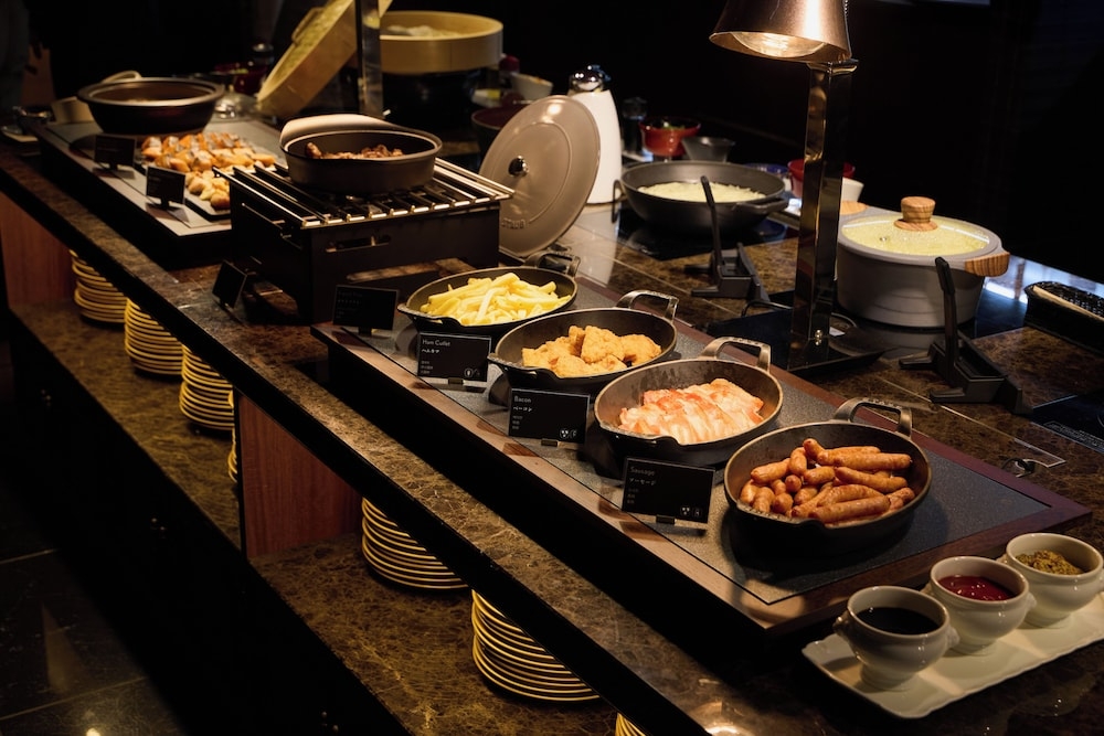 뷔페 아침 식사