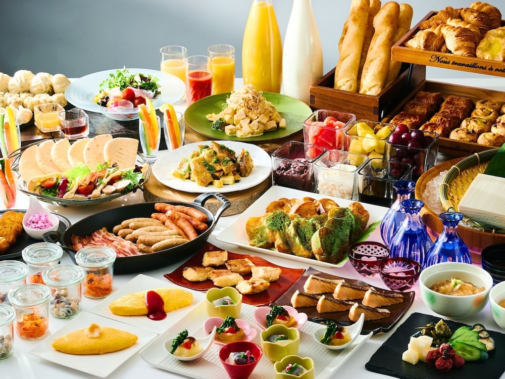 뷔페 아침 식사