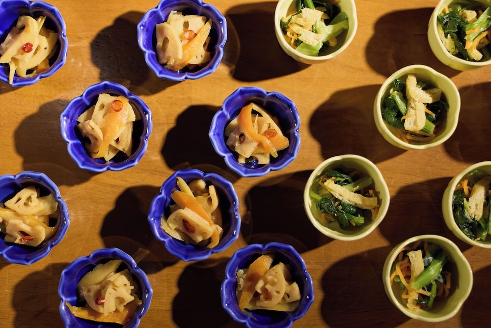 뷔페 아침 식사