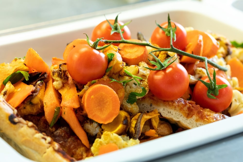 뷔페 아침 식사