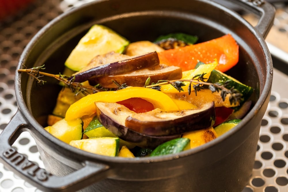 뷔페 아침 식사