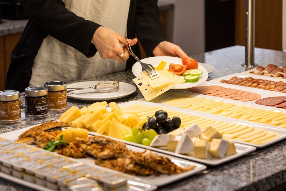 뷔페 아침 식사