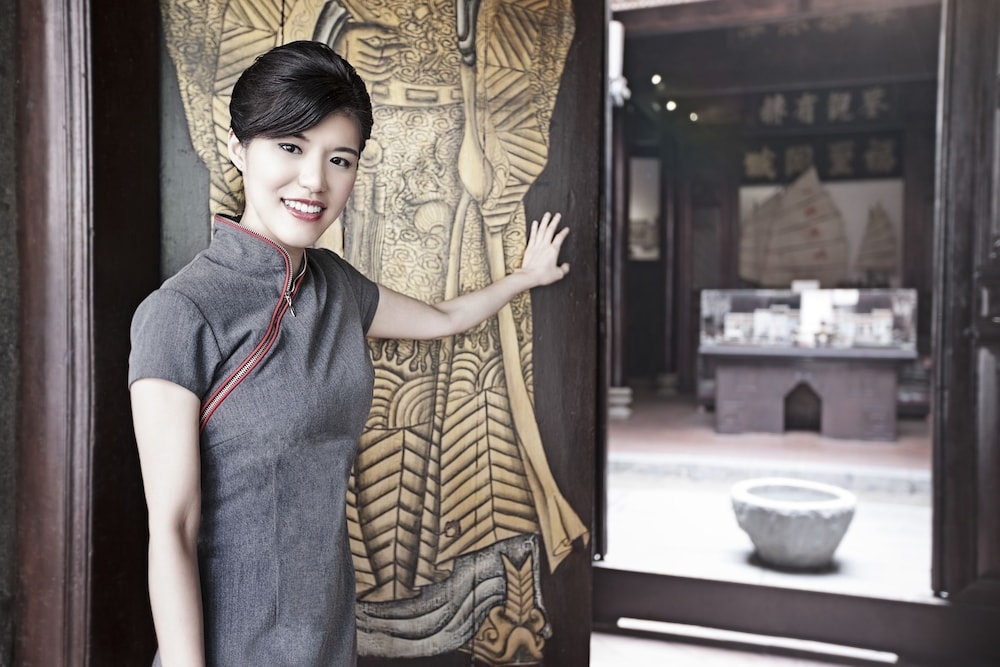 숙박 시설 입구