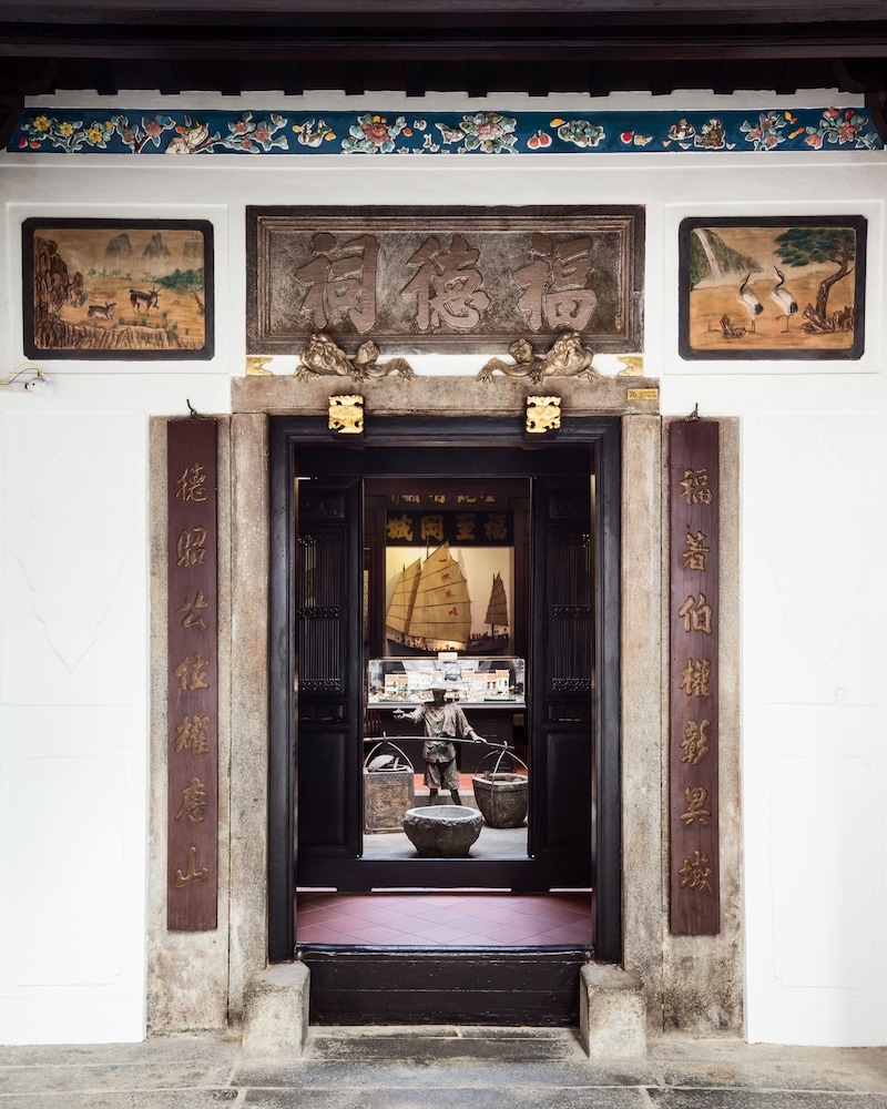 숙박 시설 입구