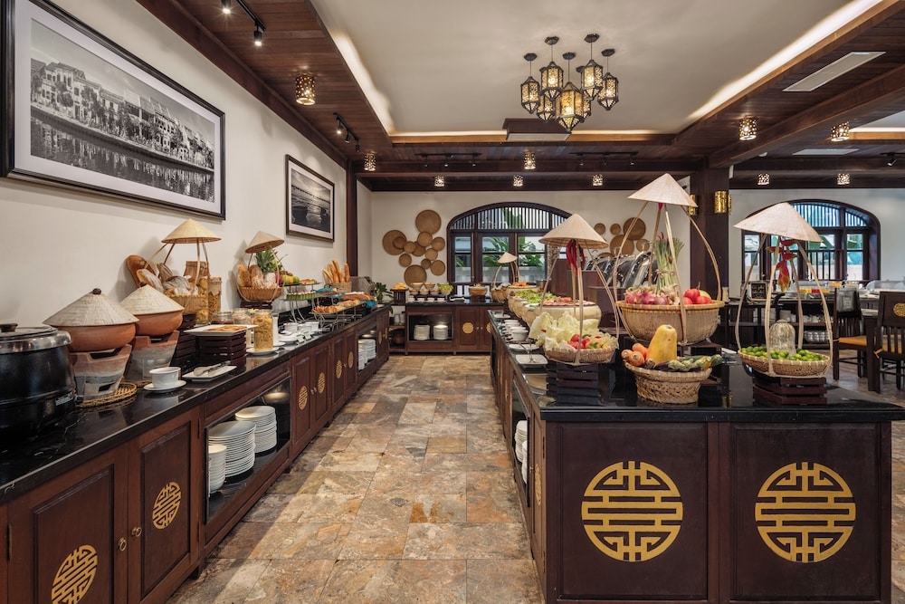 뷔페 아침 식사