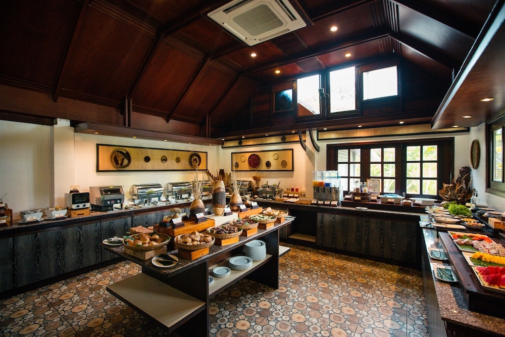 뷔페 아침 식사