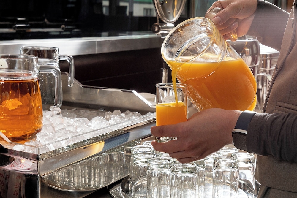 뷔페 아침 식사