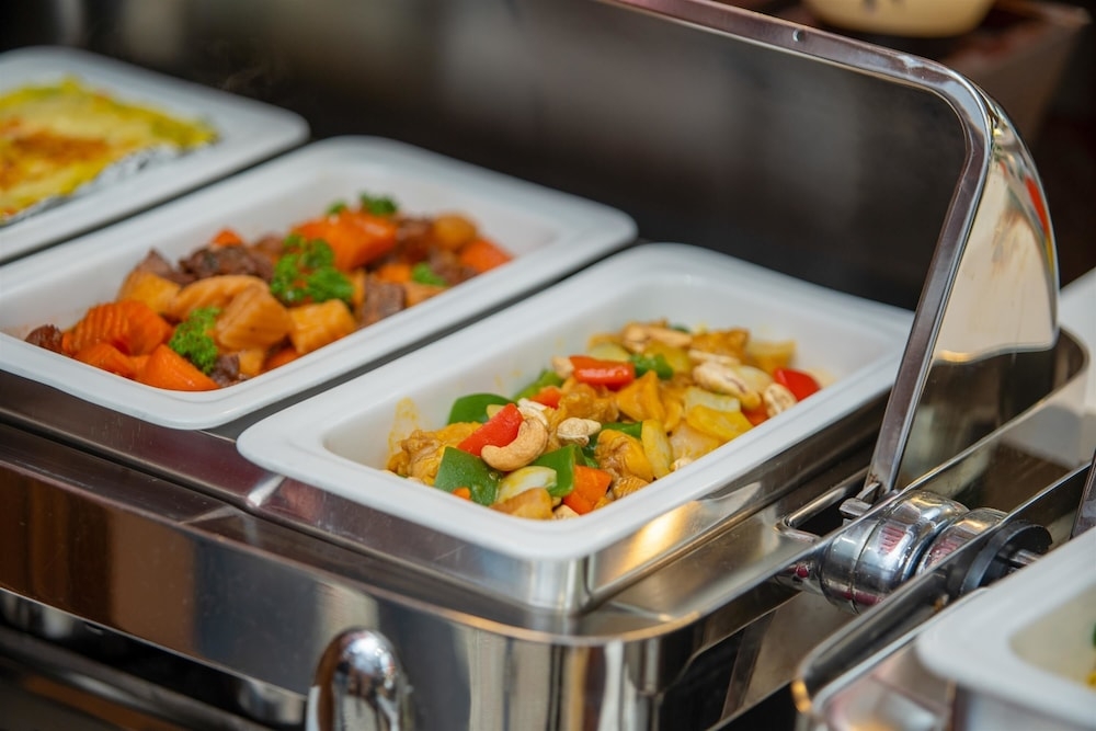 뷔페 아침 식사