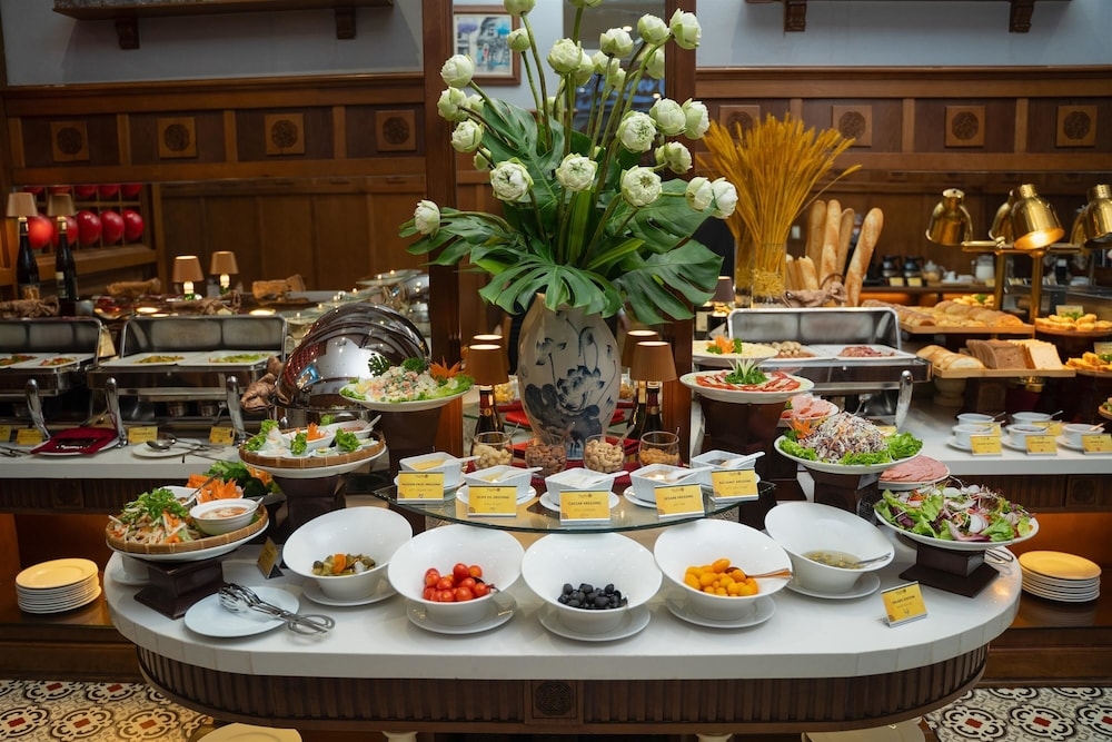 뷔페 아침 식사