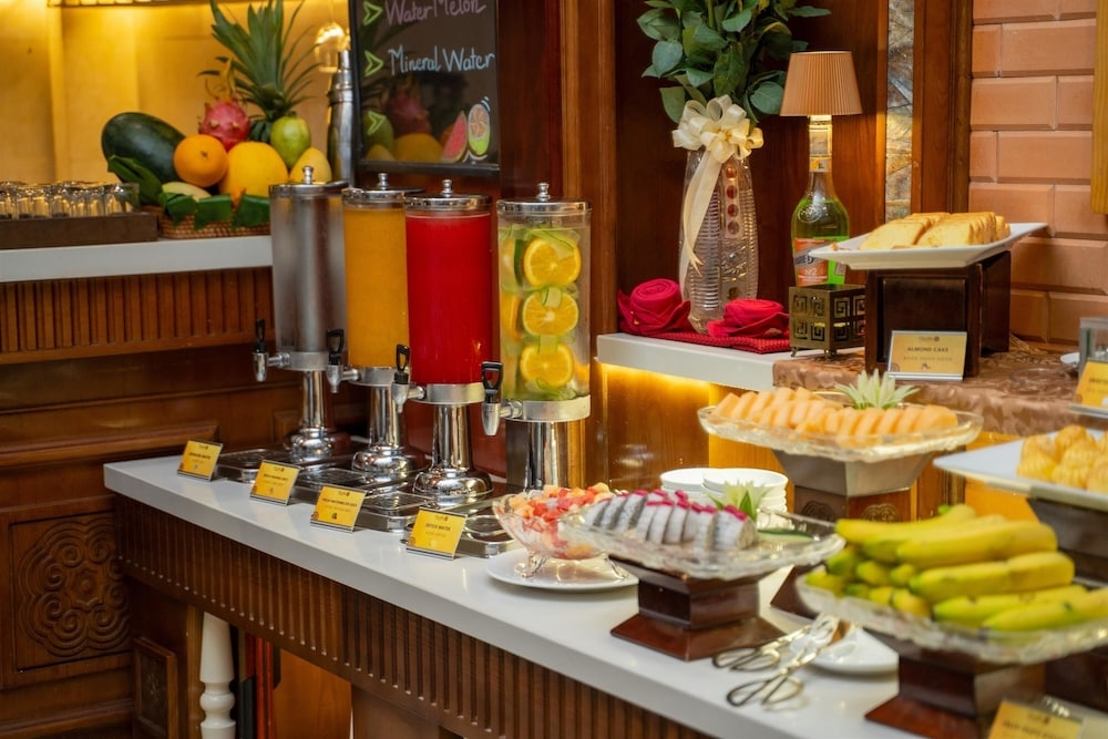 뷔페 아침 식사