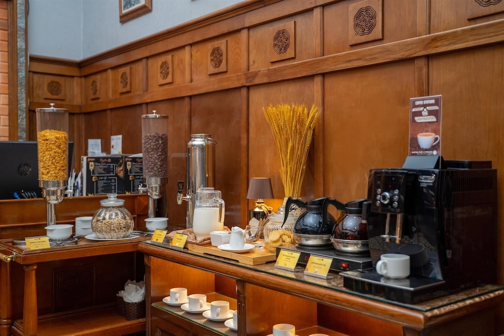 뷔페 아침 식사