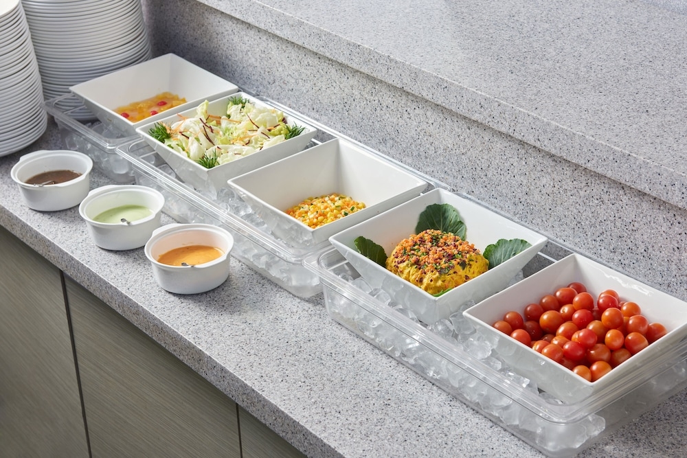 뷔페 아침 식사