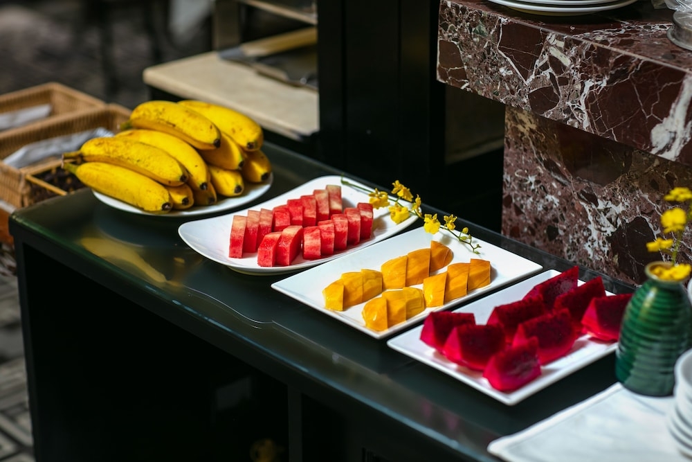 뷔페 아침 식사