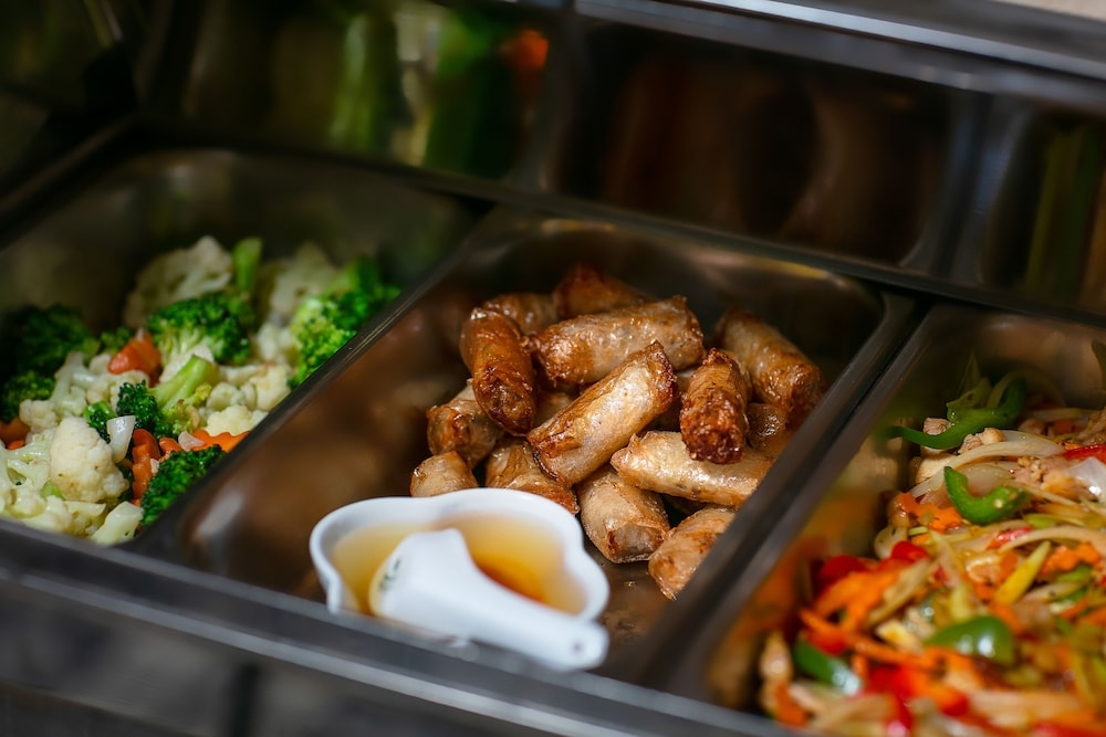 뷔페 아침 식사