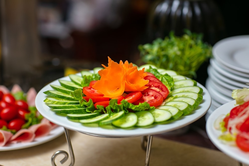 뷔페 아침 식사