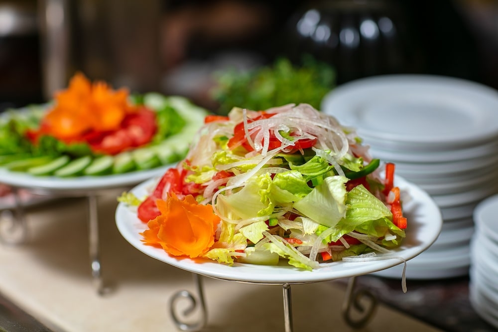 뷔페 아침 식사