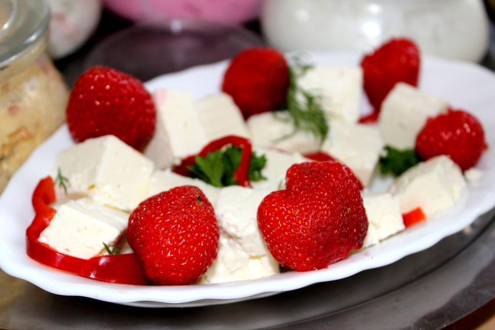 뷔페 아침 식사