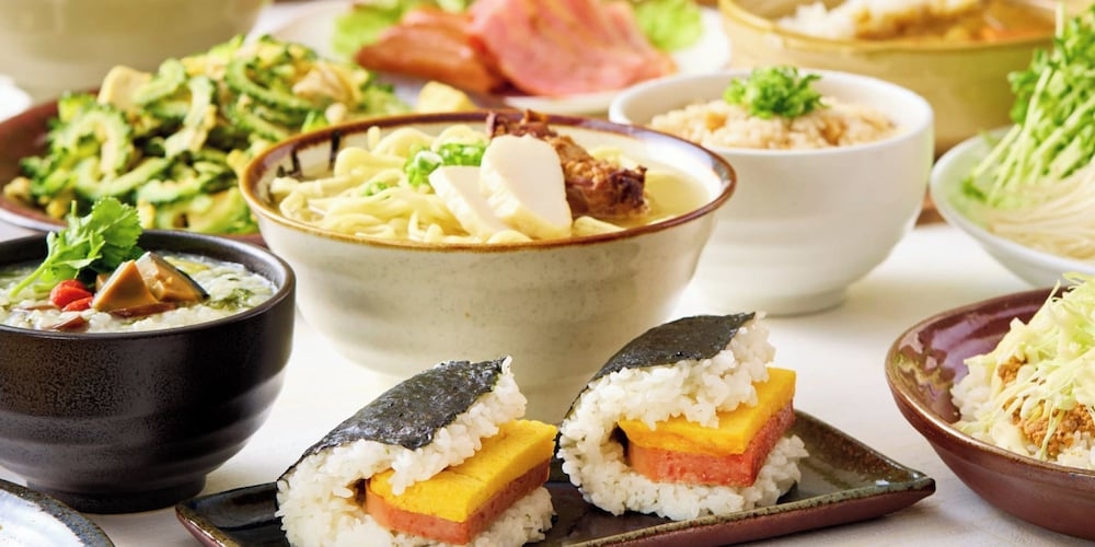 뷔페 아침 식사