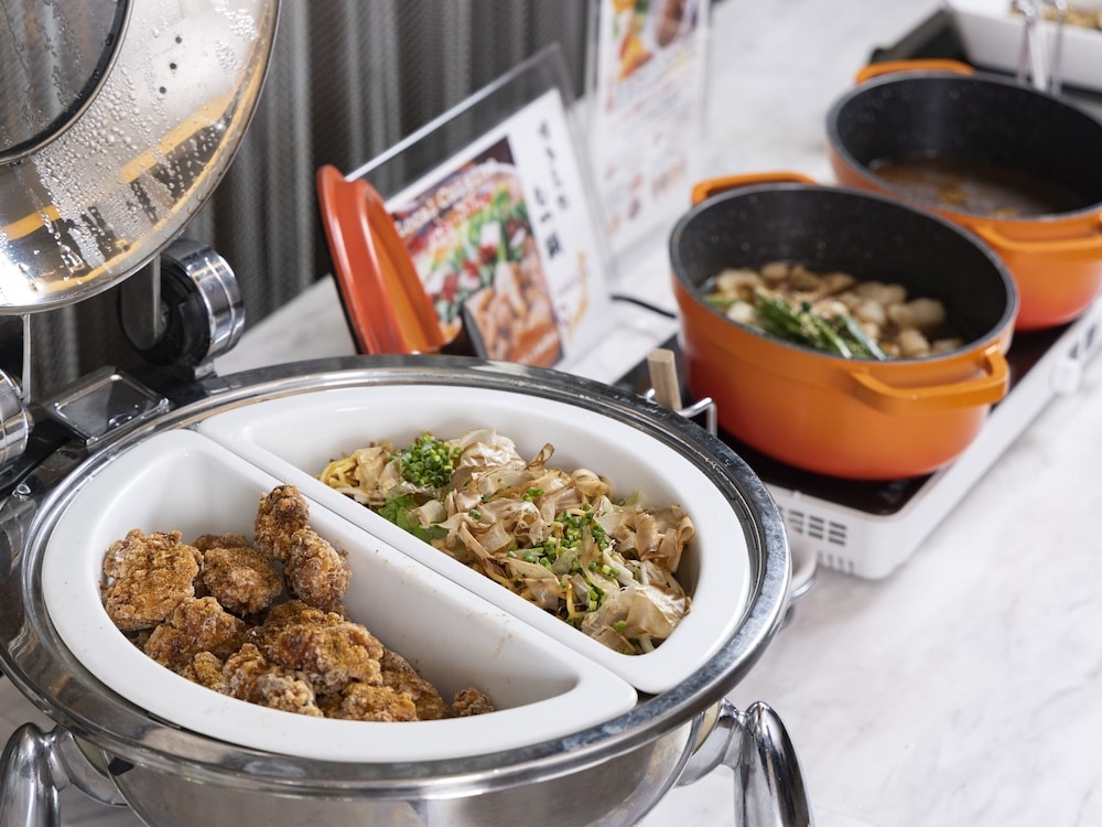 뷔페 아침 식사