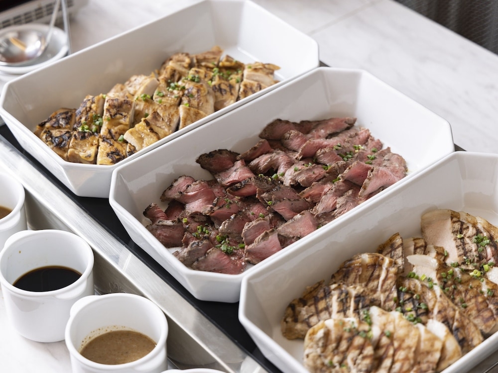 뷔페 아침 식사