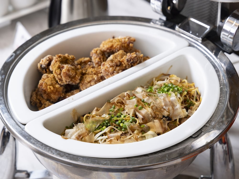 뷔페 아침 식사