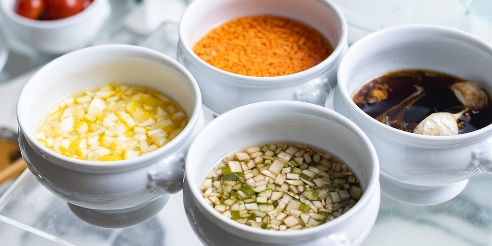 뷔페 아침 식사