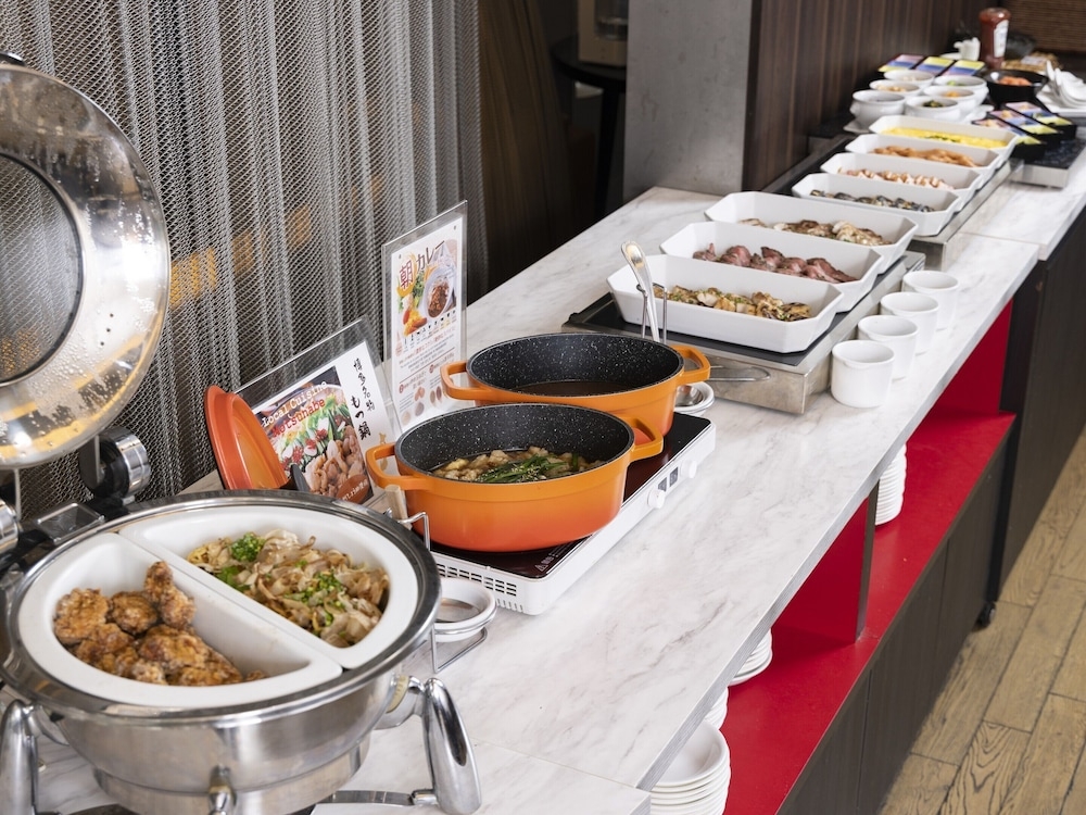 뷔페 아침 식사