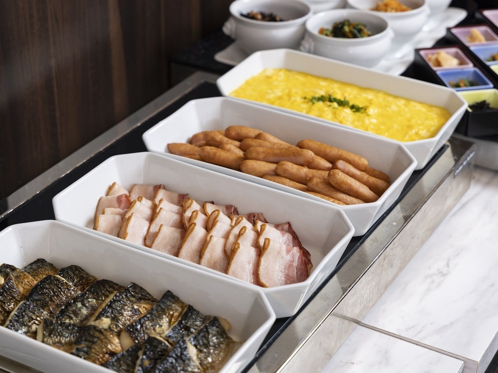 뷔페 아침 식사