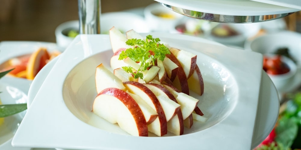 뷔페 아침 식사