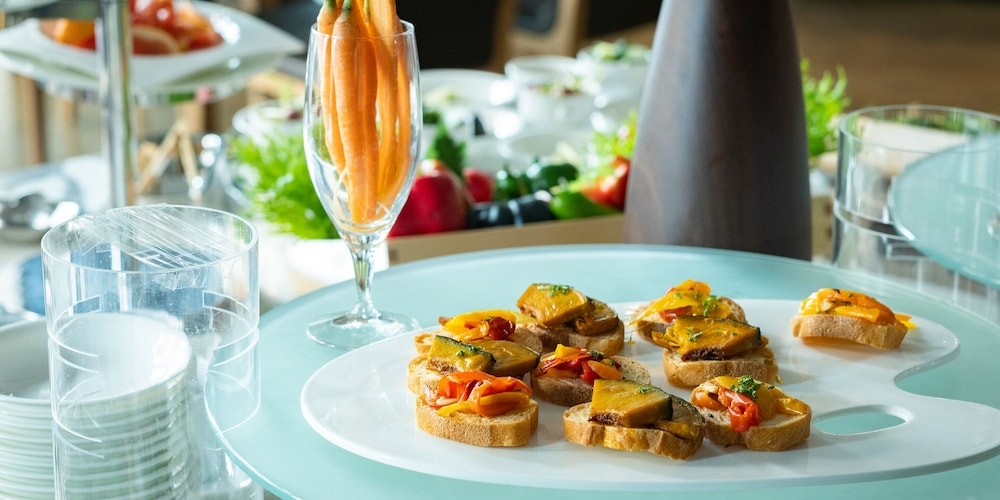 뷔페 아침 식사