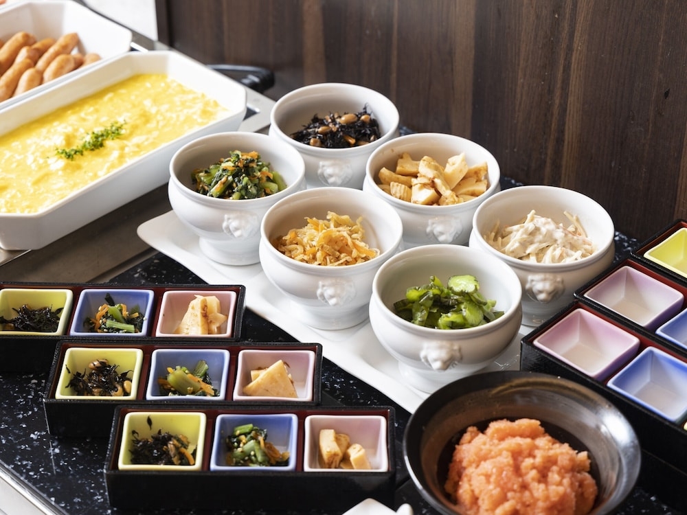 뷔페 아침 식사