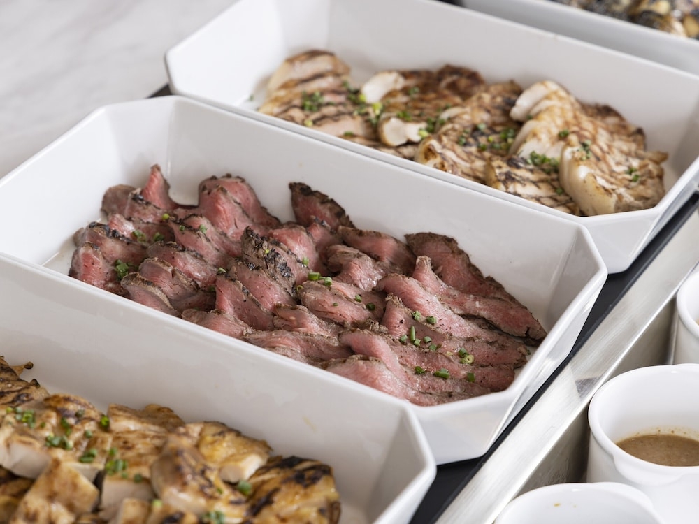 뷔페 아침 식사