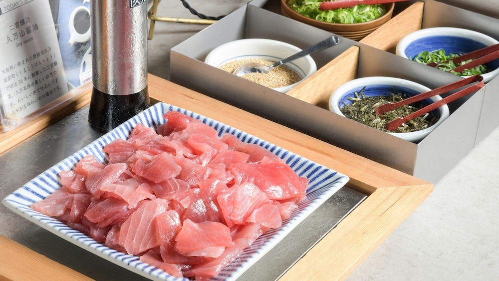 뷔페 아침 식사