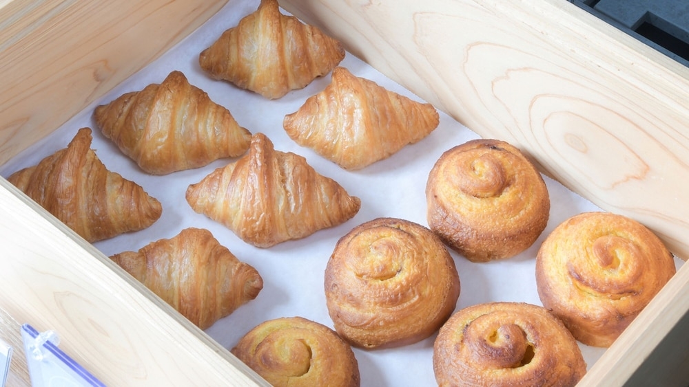 뷔페 아침 식사