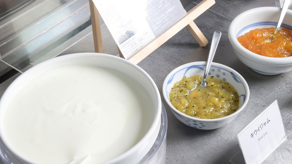 뷔페 아침 식사