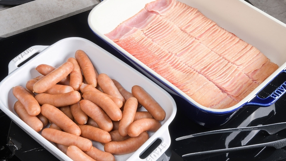 뷔페 아침 식사