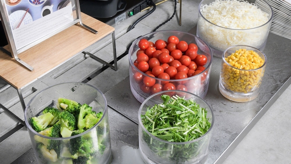 뷔페 아침 식사