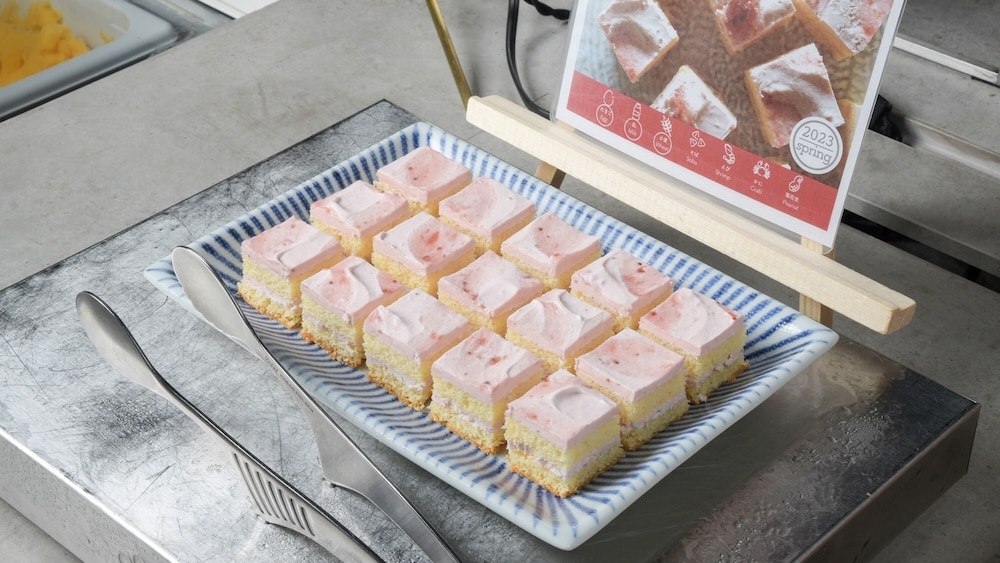 뷔페 아침 식사