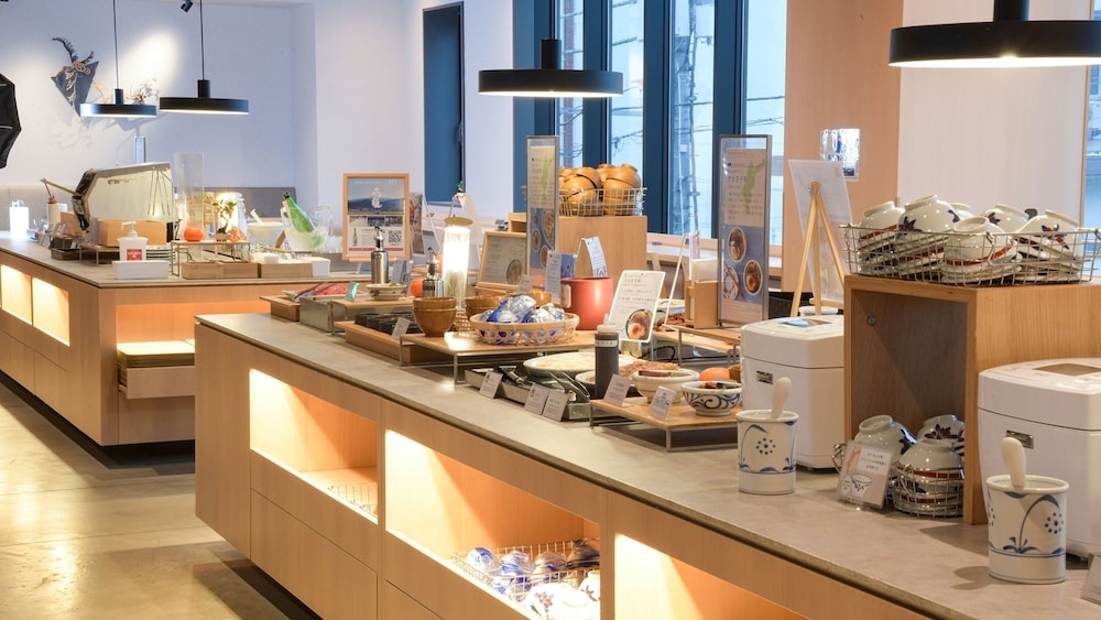 뷔페 아침 식사