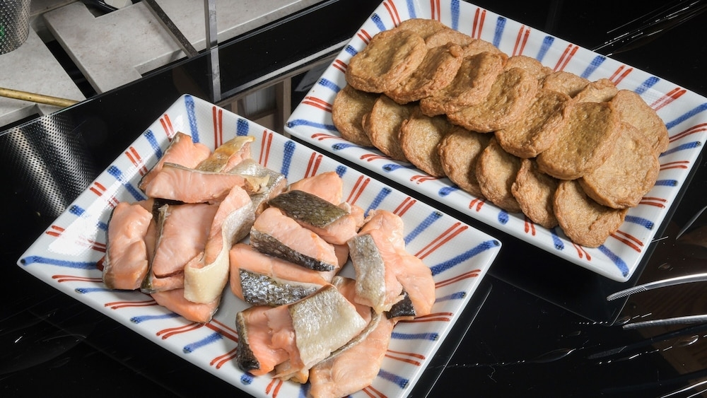 뷔페 아침 식사