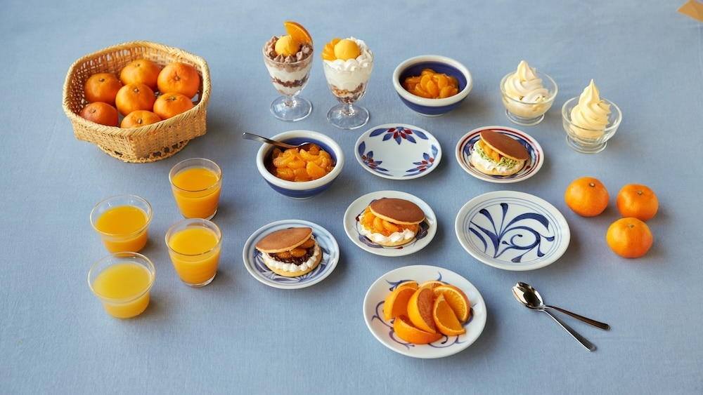 뷔페 아침 식사