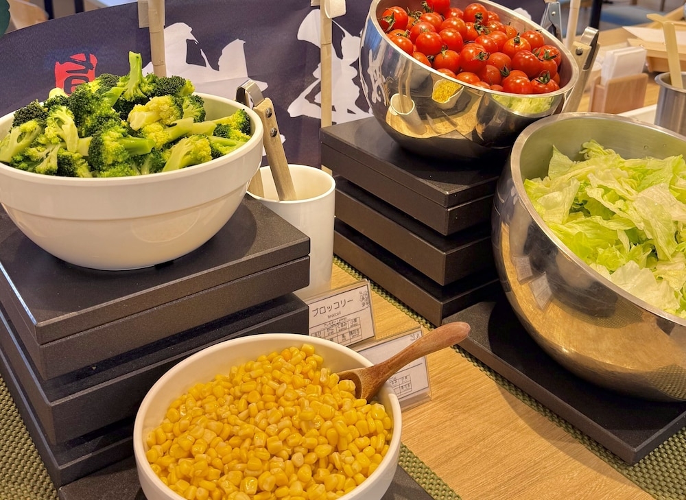 뷔페 아침 식사