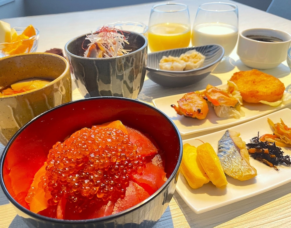 뷔페 아침 식사