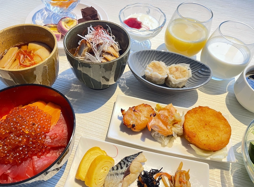 뷔페 아침 식사