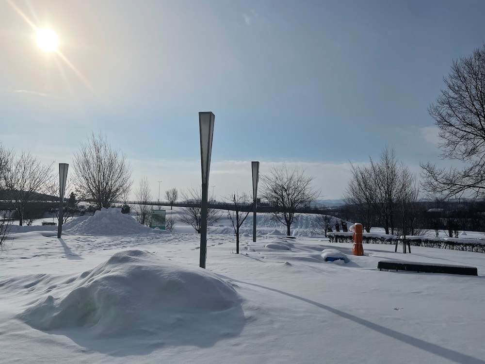 숙박 시설에서 보는 시내 전망